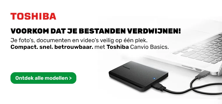 Actie op externe schijven