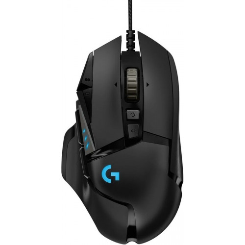 Logitech-G G502 Hero Zwart Gaming Muis