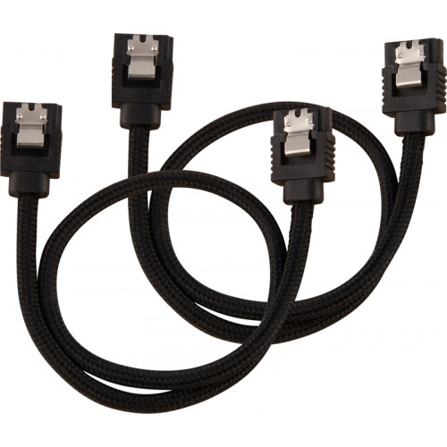Corsair CC-8900248 SATA-kabel 2 stuks 0,3m Zwart