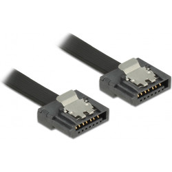 Delock 83839 SATA 6 Gb/s kabel 20cm zwart FLEXI