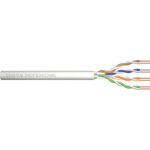 Digitus ASSNET250 305m Cat6 U/UTP (UTP) Grijs netwerkkabel