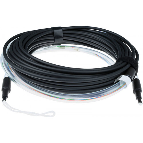 ACT 150 meter Multimode 50/125 OM3 indoor/outdoor kabel 4 voudig met LC connectoren