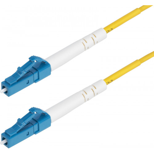 StarTech.com 10m LC naar LC (UPC) OS2 Single Mode Simplex Glasvezel Kabel, 9/125&micro;m, Laser Optimized,