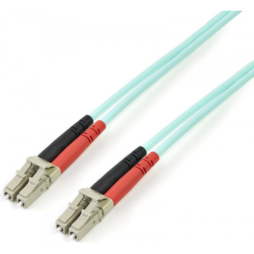 StarTech.com 5 m 10 Gb Aqua multimode 50/125 duplex LSZH glasvezelpatchkabel LC LC