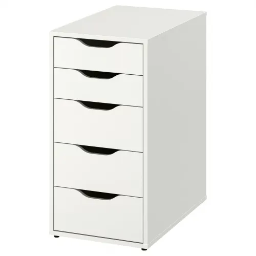 ALEX Ladeblok met lades - wit 36x70 cm