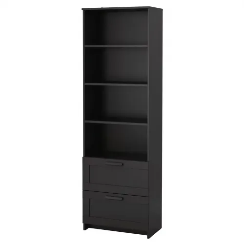 BRIMNES Boekenkast - zwart 60x190 cm