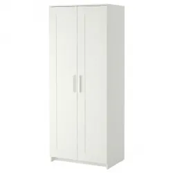 BRIMNES Kledingkast met 2 deuren - wit 78x50x190 cm