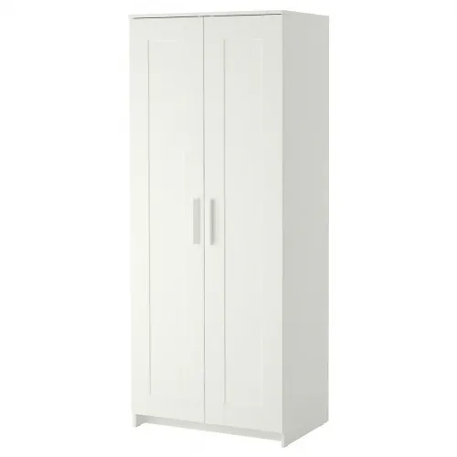 BRIMNES Kledingkast met 2 deuren - wit 78x50x190 cm
