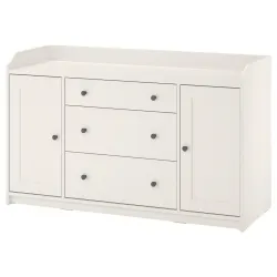 HAUGA Buffetkast - wit 140x84 cm
