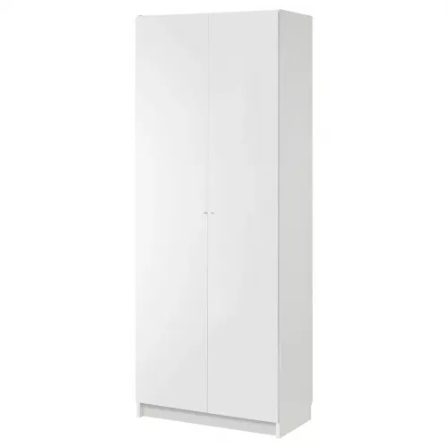 BILLY / OTTEBOL Boekenkast met deuren - wit 80x41x202 cm