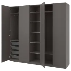 PAX / FORSAND Kledingkast 250x60x236 cm