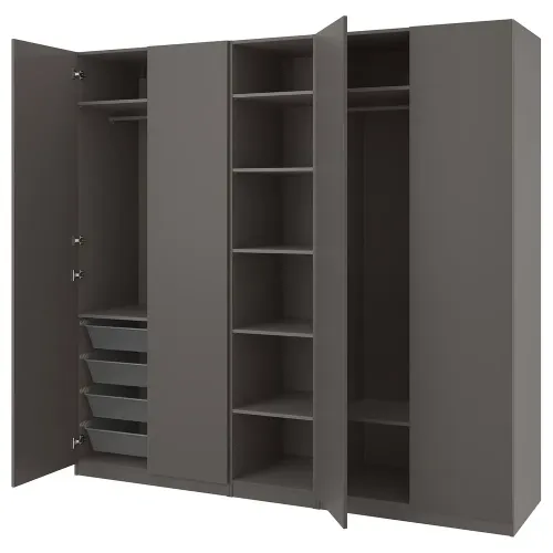 PAX / FORSAND Kledingkast 250x60x236 cm