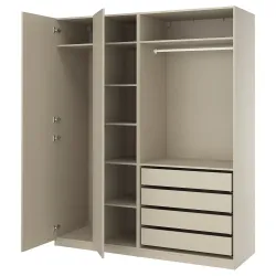 PAX / FORSAND Kledingkastcombinatie 200x60x236 cm