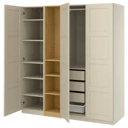 PAX / BERGSBO Kledingkastcombinatie 185x60x201 cm