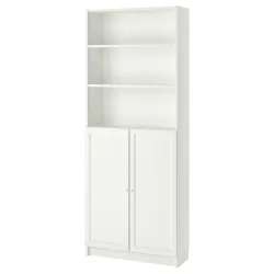 BILLY / OXBERG Boekenkast met deuren 80x30x202 cm