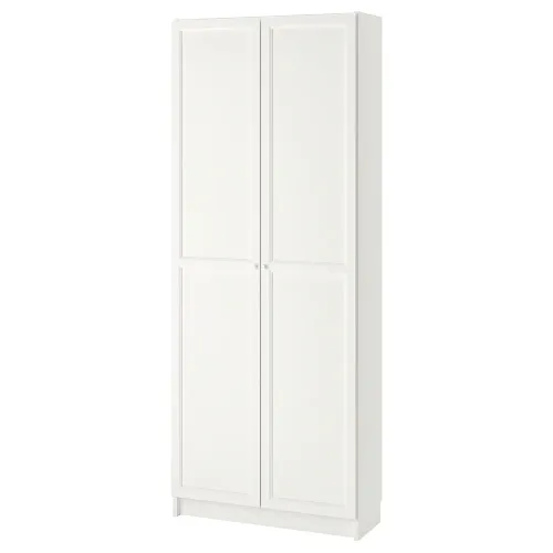 BILLY / OXBERG Boekenkast met deuren 80x41x202 cm