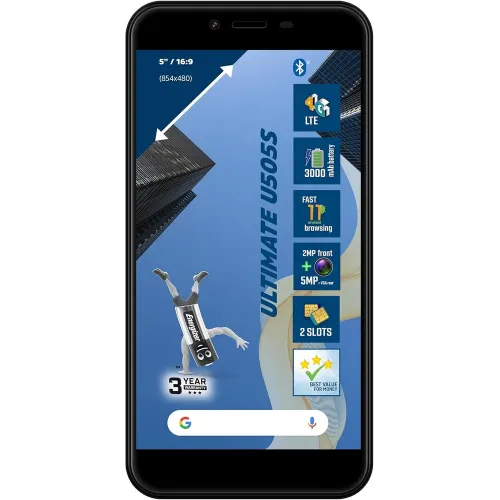 Energizer Ultimate U505S 4G 16GB Zwart