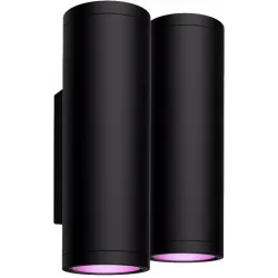 Philips Hue Appear muurlamp White and Color Zwart 2-pack