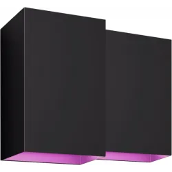 Philips Hue Resonate muurlamp White and Color zwart 2-pack