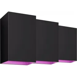 Philips Hue Resonate muurlamp White and Color zwart 3-pack