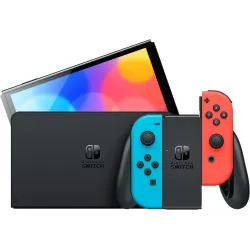 Nintendo Switch OLED Blauw Rood