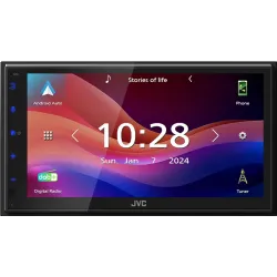 JVC KW-M695DBW Zwart