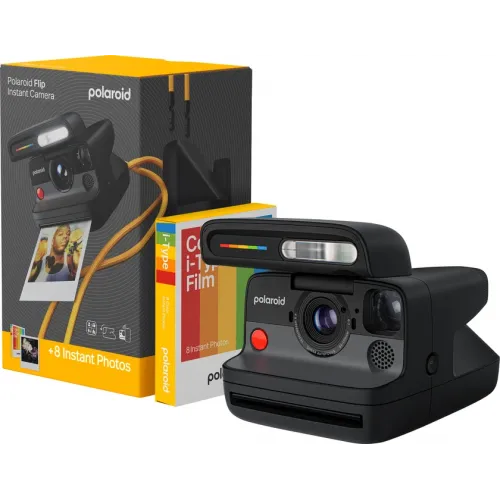 Polaroid Flip Zwart + Color Film (8 stuks)