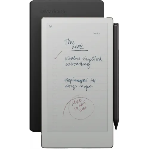 reMarkable Paper Pro Move met Book Case Leer Zwart