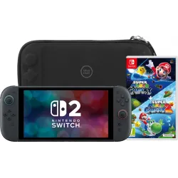 Nintendo Switch 2 + Super Mario Galaxy 1+2 + BlueBuilt Beschermhoes