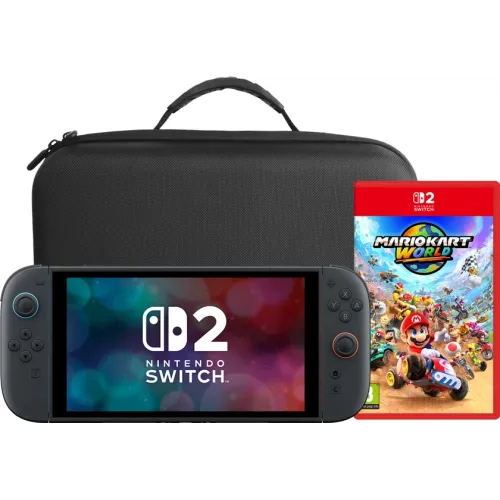 Nintendo Switch 2 + Mario Kart World + BlueBuilt Travel Case