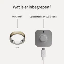 Oura Ring 5 Maat 7 Goud