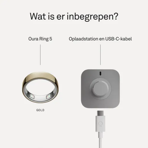 Oura Ring 5 Maat 7 Goud