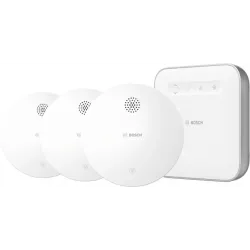 Bosch Draadloze Rookmelder 3-Pack + Bosch Smart Home Controller
