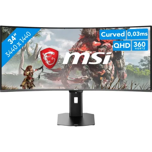 MSI MPG 341CQR X36 QD-OLED Curved