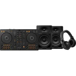 Pioneer DJ DDJ-FLX4 + Pioneer DJ HDJ-X5 Zwart + Pioneer DJ DM-40D-BT Zwart