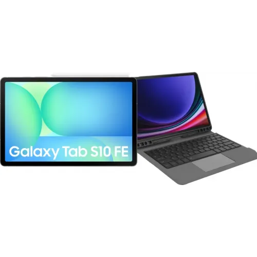 Samsung Galaxy Tab S10 FE 10,9 inch 128GB Wifi Grijs + Toetsenbord Hoes QWERTY