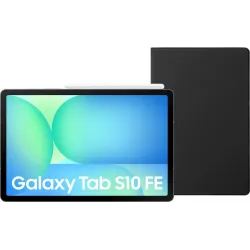 Samsung Galaxy Tab S10 FE 10,9 inch 256GB Wifi Grijs + BlueBuilt Book Case Zwart