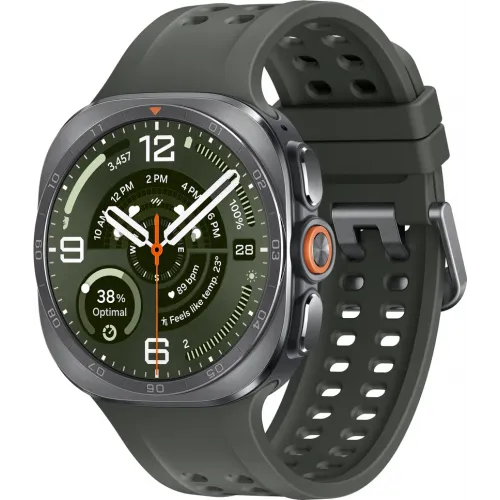 Samsung Galaxy Watch Ultra 2 5G Titanium Zilver/Groen 47mm