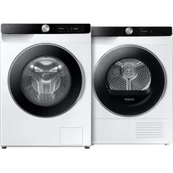 Samsung WW90DG6U85LK AI Wash + Samsung DV90DG6845LKU3 AI Dry