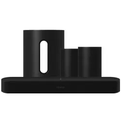 Sonos Beam Gen 2 Zwart + Era 100 SL Home Cinema Set Zwart