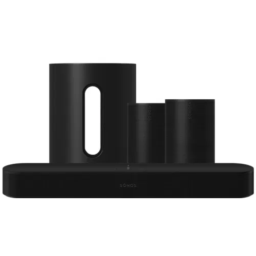 Sonos Beam Gen 2 Zwart + Era 100 SL Home Cinema Set Zwart